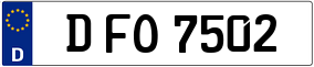 Truck License Plate